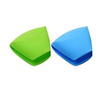 Vriusi 2 Pack Silicone Oven Mitts, Kitchen Oven Mitts, Silicone Potholders Mittens for Kitchen, Heat Resistant Kitchen Pinch Mitts, Heat Insulation Cooking Pinch Grips for Cooking, Baking and Grilling