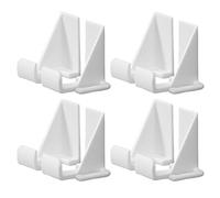 Vriusi 4pcs Wall-Mounted Phone Holder, Wall Phone Mount Charging Stand, Wall-Mounted Mobile Phone Holder, Multi-Functional Mobile Phone Charging Bracket, Phone Holder for Bed, Bathroom and Kitchen