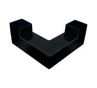 Vriusi Aquarium Shrimp Cave, Fish Tank Corner Tunnel, Fish Tank Shrimp Hiding Place, Attractive Shrimp Hide Tunnel for Corner, Decorative Aquarium Cave, Multifunctional Shrimp Tank Accessories