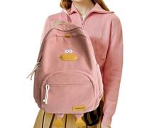 Vriusi Cute Animal Backpack | Cartoon Duck-Shaped Soft Backpack | Large Capacity Kids Schoolbag With Multiple Pockets For Children And Students, Fun And Functional Design, Fun Animal School Bag,