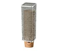 Vriusi Distributeur de gobelets en papier, porte-gobelet pour fête, distributeur de tasse mural, type de tirage, décapant automatique pour la maison