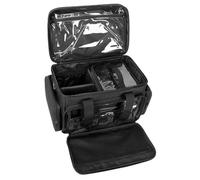 Vriusi Grand sac de maquillage de voyage, grande capacité, sac cosmétique, sac de toilette, sac de toilette cosmétique, organisateur de toilette, grand capacité de maquillage, sac de maquillage, sac