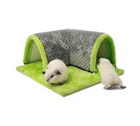 Vriusi Hamster Sleeping House, Winter Hamster Hide, Plush Tunnel Tube, Washable Hamster Hide Corner Hidey Cave Warm Hamster Tunnel Hamster Plush Hide Ferret Sleeping House Bunny Tunnel Tube