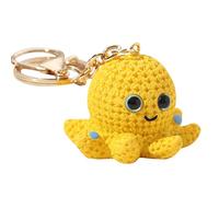 Vriusi Porte-clés en forme de pieuvre, porte-clés en résine en forme de pieuvre, adorable pendentif de sac à dos en résine, porte-clés élégant en forme d'animal marin, porte-clés pendentif pieuvre