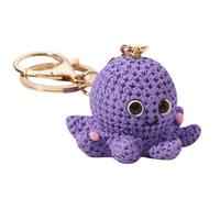 Vriusi Porte-clés en forme de pieuvre, porte-clés en résine en forme de pieuvre, adorable pendentif de sac à dos en résine, porte-clés élégant en forme d'animal marin, porte-clés pendentif pieuvre