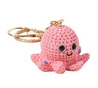 Vriusi Porte-clés en forme de pieuvre, porte-clés en résine en forme de pieuvre, adorable pendentif de sac à dos en résine, porte-clés élégant en forme d'animal marin, porte-clés pendentif pieuvre