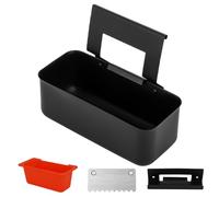 Vriusi Récupérateur de Graisse pour Gril, revêtement en Silicone - Récupérateur de Graisse réutilisable, kit d'accessoires de de Cuisson Facile à Nettoyer pour Un Usage Domestique