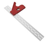 Vriusi Règle de marquage pour le travail du bois | Règle de traçage de positionnement de charpentier | Règle de positionnement du bois, règle de mesure multi-angle, règle de charpentier