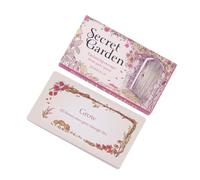 Vriusi Secret Garden Charming Cards, Card Board Games, 40 Pieces Oracle Cards, Classic Secret Garden Games, Board Game Cards, Family Gathering Game Card for Gathering and Party