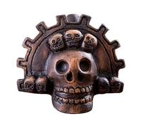 Vriusi Sifflet aztèque, sifflet aztèque de la mort - Sifflet fort en forme de crâne,Sifflet de la mort aztèque le plus fort, sifflet authentique avec un son unique, pour une application moderne