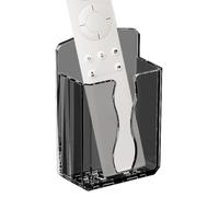 Vriusi Support mural pour télécommande - Plateau de télécommande flottant translucide | Support flottant pour télécommande TV sans perçage, boîte de rangement murale pour maison, hôtel, entreprise