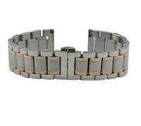 VRKRTVBLB Bracelet de montre en acier inoxydable 12-24 mm, extrémité incurvée, bracelet en métal, bracelet universel for hommes et femmes(7,14mm)