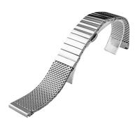 VRKRTVBLB Bracelet de montre en acier inoxydable 18 mm, 20 mm, 22 mm, 24 mm - Bracelets de rechange for homme et femme(Silver,20mm)