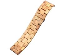 VRKRTVBLB Bracelet de montre en bois à dégagement rapide, 20mm 22mm, unisexe, Bracelet en bois(Brown,22mm)