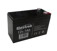 VRLA Faston Batterie au plomb rechargeable 12 V 7 Ah 4,8 mm pour alarmes antivol, systèmes de sécurité, batteries de rechange pour UPS USV, Solarpanel