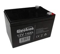 VRLA Faston F2 12 V 14 Ah batterie rechargeable au plomb 6,35 mm pour alarmes antivol, systèmes de sécurité, batteries de rechange pour UPS USV, Solarpanel