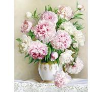 VRLMUOTF Diy Diamond Painting Kits Fleurs Fleurie Pour Les Anniversaires Et Les Vacances Cadeau Parfait 40X60Cm Kit Peinture Diamant Pour Enfants Et Adultes