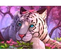 VRLMUOTF Kit Broderie Diamant Complet Pour Adultes Et Enfants 40X60Cm Tigre Animaux 5D Diamond Painting Kits Pour La Décoration Murale Du Salon Et De La Chambre