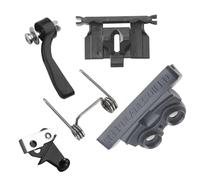 VRMETA Kit d'accessoires pour tondeuse à cheveux à monter soi-même, fixation à ressort et suiveur de came Wahl Magic Clip 8148/8504/8591/1919 (ensemble d'accessoires noirs)