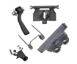 VRMETA Kit d'accessoires pour tondeuse à cheveux à monter soi-même, fixation à ressort et suiveur de came Wahl Magic Clip 8148/8504/8591/1919 (ensemble d'accessoires noirs)