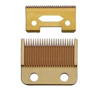 VRMETA Lames de rechange professionnelles pour tondeuse Wahl 5-Star Senior Magic Clip - Compatible avec 8148, 8504, 1919, 2241, 2240, 8591 (doré)