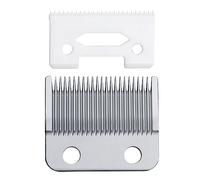 VRMETA Lames de rechange professionnelles pour tondeuse Wahl 5-Star Senior Magic Clip - Compatible avec 8148, 8504, 1919, 2241, 2240, 8591 (argent)