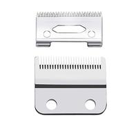 VRMETA Lames de rechange professionnelles pour tondeuse Wahl 5-Star Senior Magic Clip compatible avec 8148, 8504, 1919, 2241, 2240, 8591 (argent)