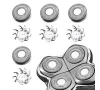VRMETA Lot de 4 lames de rechange pour tête de rasoir électrique Skull Pitbull Carver Pro 4