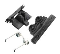 VRMETA Tondeuse à cheveux à monter soi-même, fixations marron, tension et came pour Wahl Magic Clip 8148/8504/8591/1919 Pièce de réparation (fixations noires)