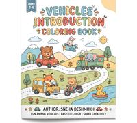 Vroom! Vehicles Coloring Book: An Easy & Fun Coloring Book for Kids Ages 3-6 | Featuring Cars, Trucks, Planes, Trains, and Construction Vehicles for Preschoolers and Toddlers