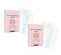 Vroomoto 84 Pièces Patch de Sculpture de Nez, Patchs Mise en Forme du Nez, Autocollants Soutien du, Doux pour la Peau, Léger et Confortable, Ajustement profilé pour un P (84 pièces)