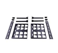 Vroomoto Acier au Carbone de Kit de Rayonnage Boîte à Outils Voie E 23,6 | Étagères Murales, Acier au Carbone, capacité de 80 Lb, Camions de Travail, Garages de Camping-car, Remplacement de