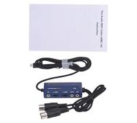 Vroomoto Adaptateur de Câble D'interface MIDI Type-C Piste D'enregistrement Audio Convertisseur USB C Chorus de Réverbération intégré Effets Sonores 3D + Connexion (Audio MIDI vers USB (AMC-10