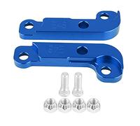 Vroomoto Adaptateur de Verrouillage de Dérive Adaptateur d'angle Dérive d'angle Braquage Augmentation l'angle Braquage 25% Matériel Montage en Aluminium (Bleue)