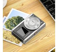 Vroomoto Appareil photo numérique vidéo 4K 60 MP avec zoom 16X, qualité d'image impressionnante, idéal pour Vlog, selfie, mode continu et flash intégré, pour plusieurs filtres et couleurs (noir)