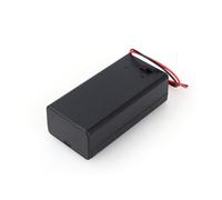 Vroomoto Boîte de Support de Batterie PP3 9V Volt DC avec Couvercle D'interrupteur Marche/arrêt à Fil Durable pour Les Projets électroniques