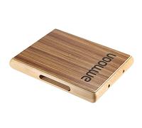 Vroomoto Cajon Plat à Main, Boîte à Tambour, Instrument de Percussion, Voyage, Cajon Compact en Bois, 31,5 X 24,5 X 4, Cm, avec Trou Sonore et Cordes pour Accompagnement de Groupe, (ammoon)