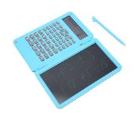 Vroomoto Calculatrice Bloc-Notes Calculatrice LCD Portable à 10 Chiffres Mini à Affichage 10 Chiffres Pliable 6 Pouces Bleu Mat Tablette D'écriture LCD Touches (Bleue)