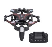 Vroomoto Caméra d'avion télécommandé à Voilure Fixe, 2.4G, 360 °, Maintien D'altitude de Vol, Lumières LED pour Débutants (Rouge)