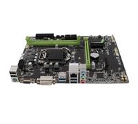 Vroomoto Carte Mère D'ordinateur de Bureau Carte Mère Système LGA 1151 Micro ATX DDR4 2 Canaux 2133 MHz 32 Go avec DVI VGA PCI E X16 PCI E X1 pour Le Travail et Les Jeux