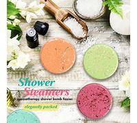 Vroomoto Comprimés de Douche D'aromathérapie, Soulagement du Stress et Relaxation, Comprimés de Douche Parfumés, Kit Spa pour la Maison