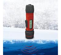 Vroomoto Détecteur de Poisson Portable, Profondeur de Détection 0,8 à 90 | Matériau ABS, Angle Sonar de 45 Degrés, Pêche sur Glace, Pêche en Kayak, Hors Quai, Profondeur LCD, 4 Piles AAA Non Incluses