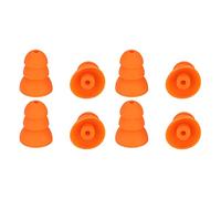 Vroomoto Embouts d'oreille en Silicone Embouts D'écouteurs Remplacement de Bouchons d'oreille 8 Pièces 3 Couches Réduction du Bruit Douce Basses Profondes Ajustement Confortable avec Trou