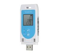 Vroomoto Enregistreur de Données d'humidité à Température Multi-usages USB, Statistiques sur L'écran LCD, Aucun Logiciel Nécessaire, Applications Larges, pour la Gestion des Entrepôts et