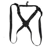 Vroomoto Harnais de Poitrine Réglable pour Saxophone, Sangle D'épaule en Nylon Durable, Conception Ergonomique pour Les Musiciens Jouant du Saxophone Noir