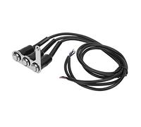 Vroomoto Interrupteur Universel Réglable pour Guidon de Moto, LED, pour Modification des Phares, en Acier Inoxydable, 1x