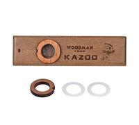 Vroomoto Kazoo en Bois, Harmonica, Magnifique Motif de Surface, Fredonnement, Pratique du Rythme, Coffret en Métal raffiné, Instrument de Musique pour Enfants et Adultes