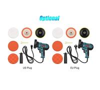 Vroomoto Kit de Polisseuse de Voiture électrique 5 Pouces 700W Tampon Polisseuse Voiture Automatique avec Poignée Amovible Outil Ponceuse Machine Polissage Multifonction (3)