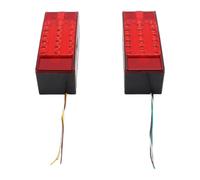 Vroomoto Kit D'éclairage de Remorque LED 12V, Rectangulaire, étanche,
