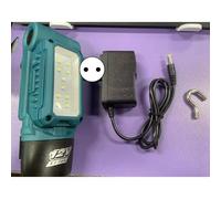 Vroomoto Lampe de Travail LED 12 V MAX, Lampe Pliable à 180 °, 2 Luminosités avec Affichage de la Puissance la Batterie, Crochet Suspension et Dos Magnétique pour Réparation (Prise UE)